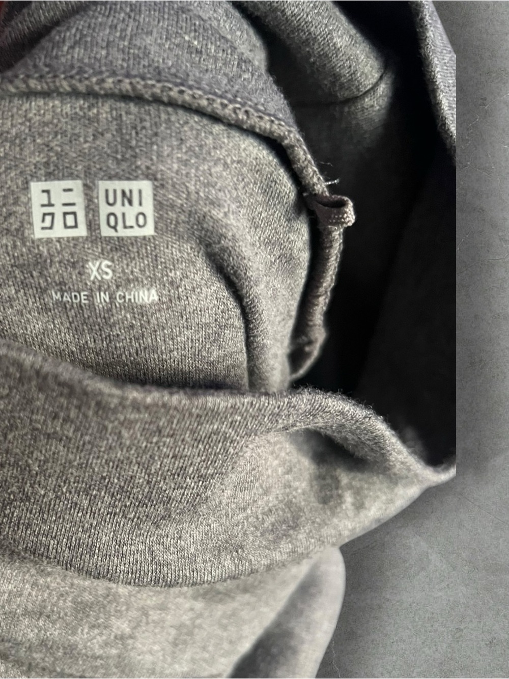 BUNDLE OF TWO Uniqlo Men's Gray & Navy Blue Turtlenecks